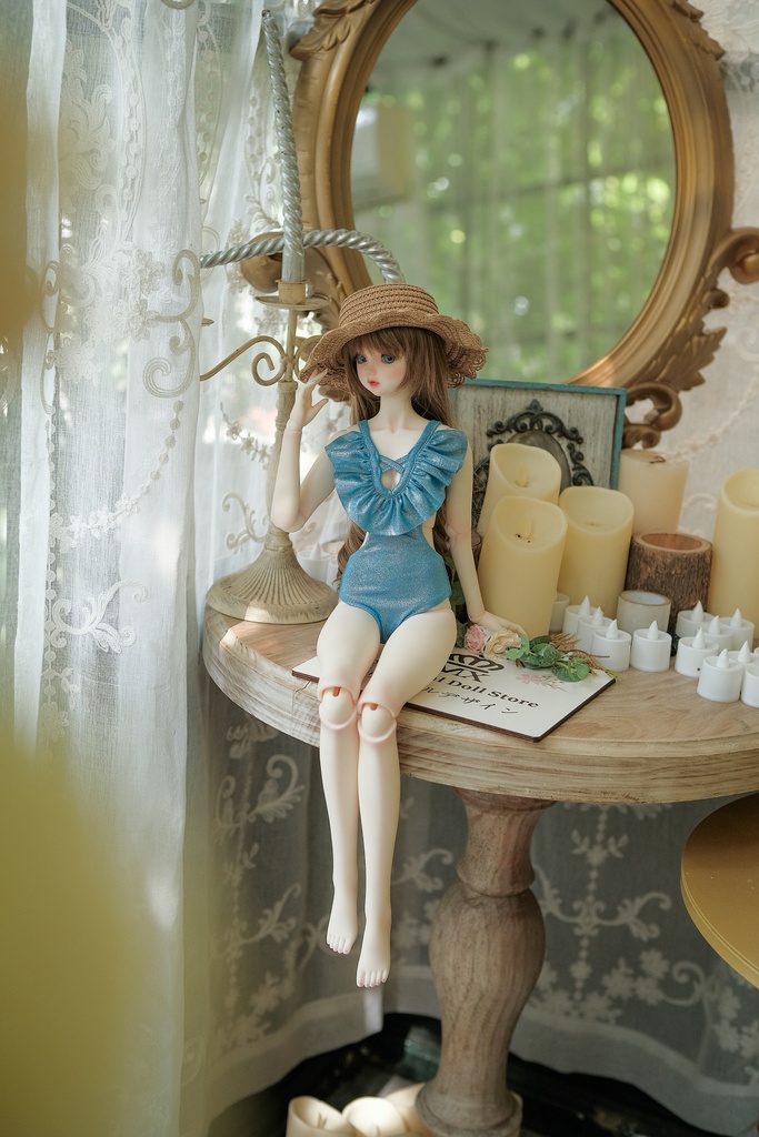 【青いつなぎの水着】[SD16-17 & SDGRboy][JP送料無料] BJD Doll Clothing | BJD Clothes | BJD House | BJD outfit