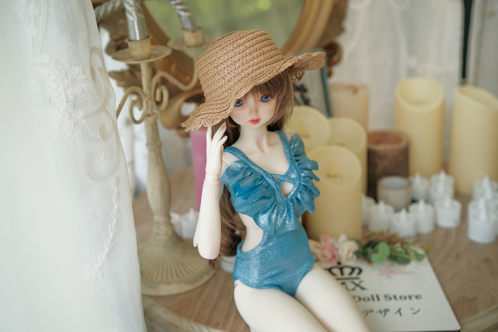 【青いつなぎの水着】[SD16-17 & SDGRboy][JP送料無料] BJD Doll Clothing | BJD Clothes | BJD House | BJD outfit