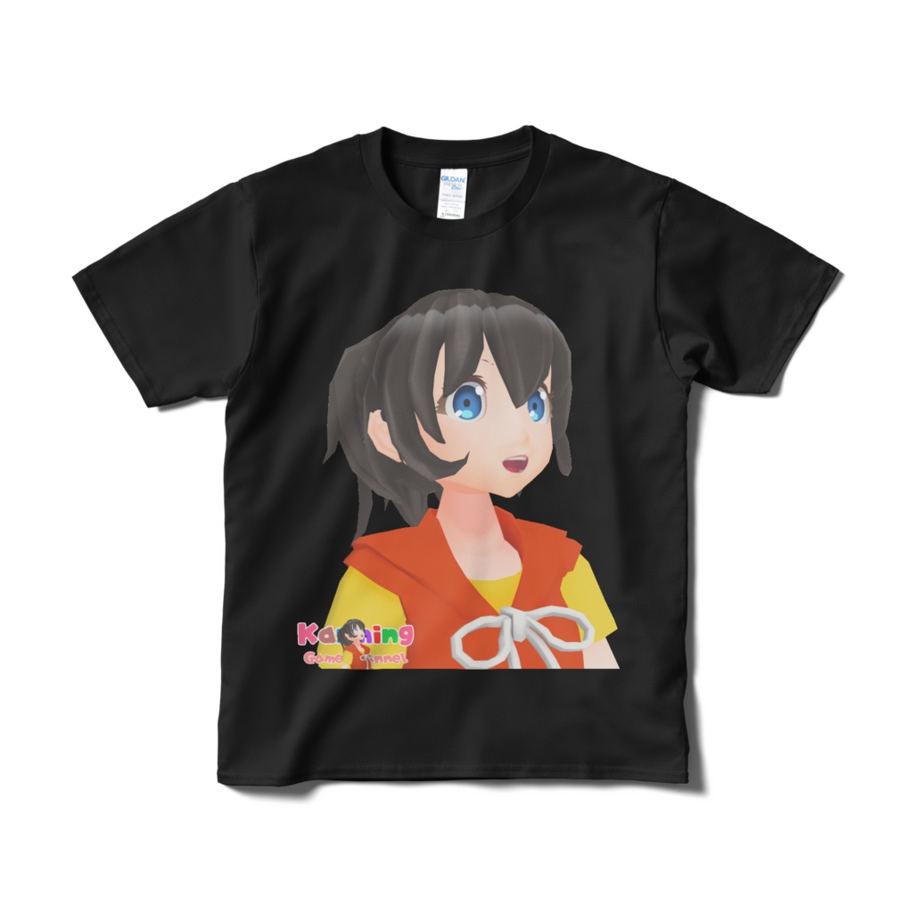 Tシャツ 04 黒 かずみん