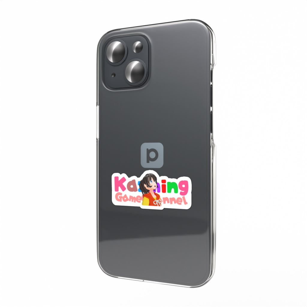 スマホステッカー　かずみんゲームちゃんねるロゴ