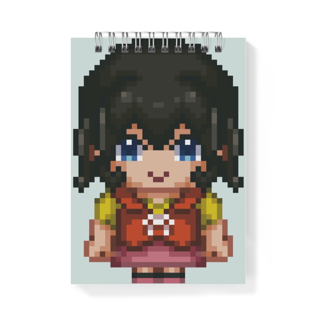 メモ帳 - A6 - ドット絵かずみん