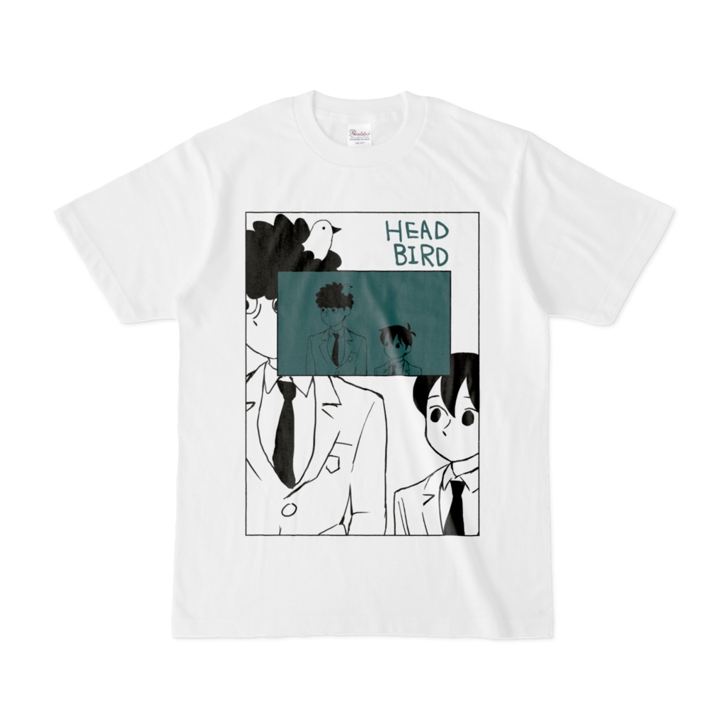 頭に鳥がすみついてるぜTシャツ