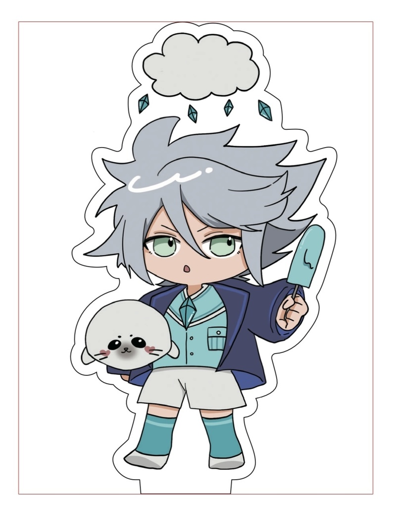 ゴマフアザラシと一緒アクリルスタンド