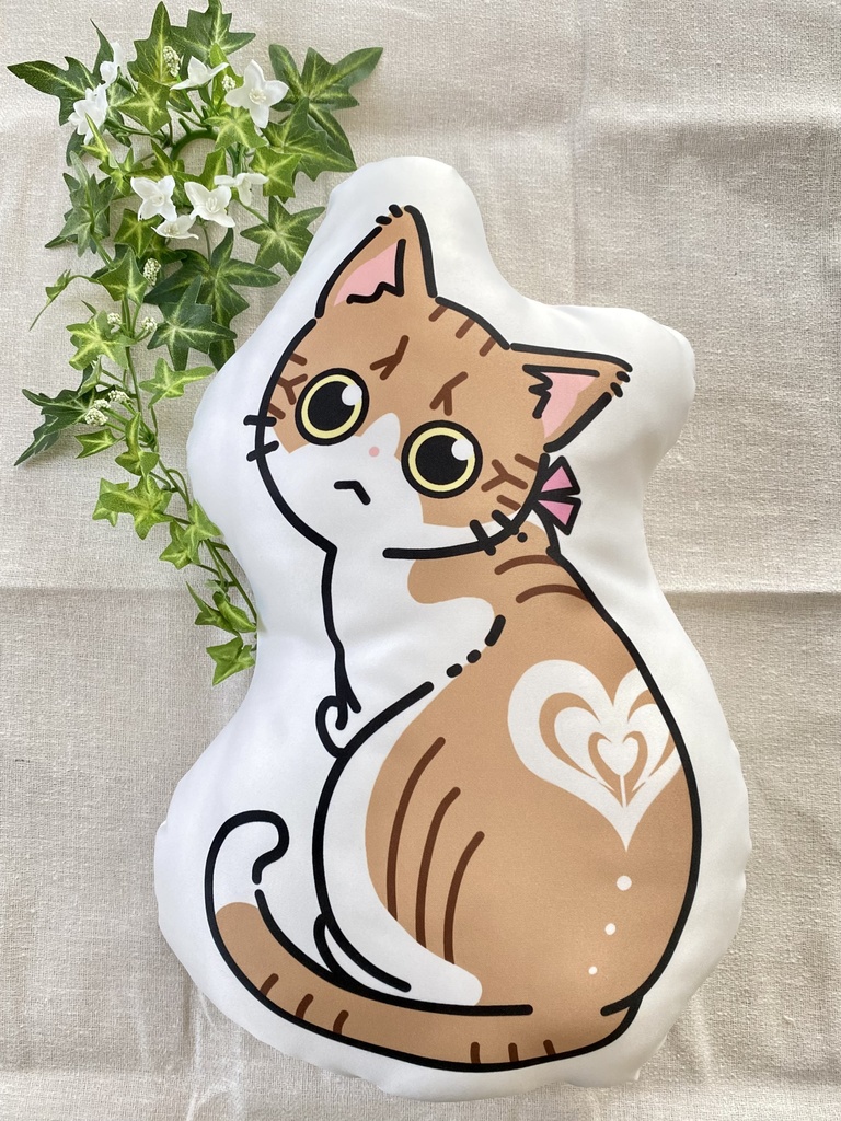 見返り美猫  Bigクッション