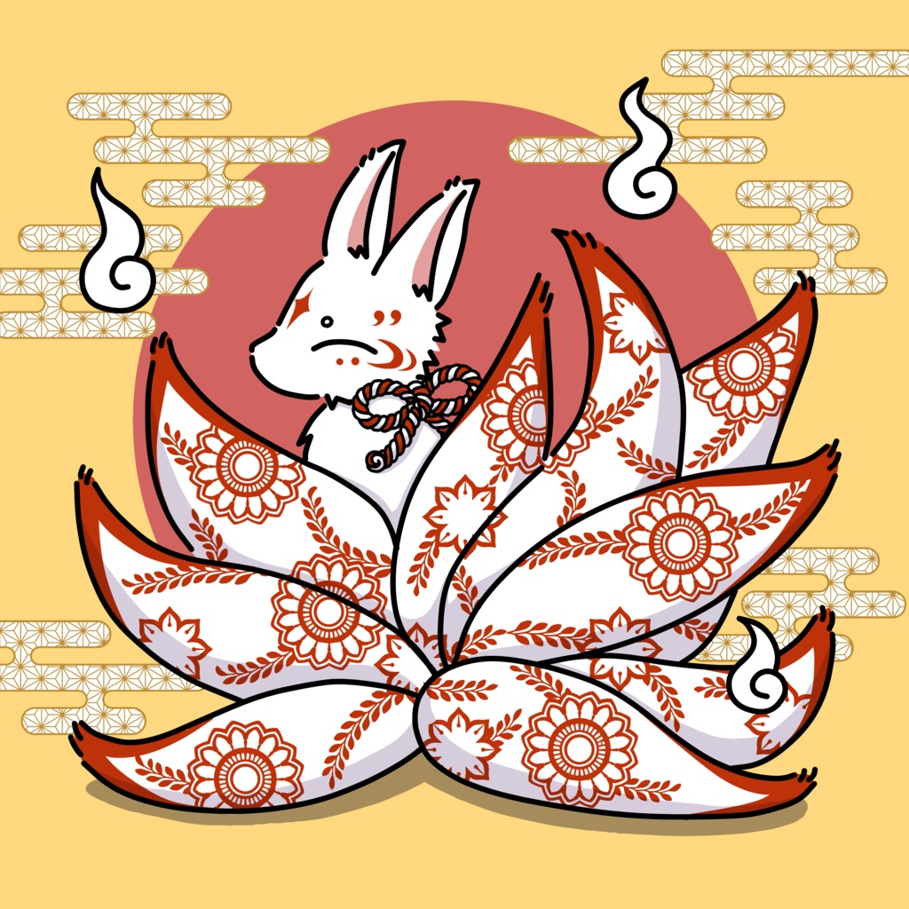 おきつねさま キャンバスアート