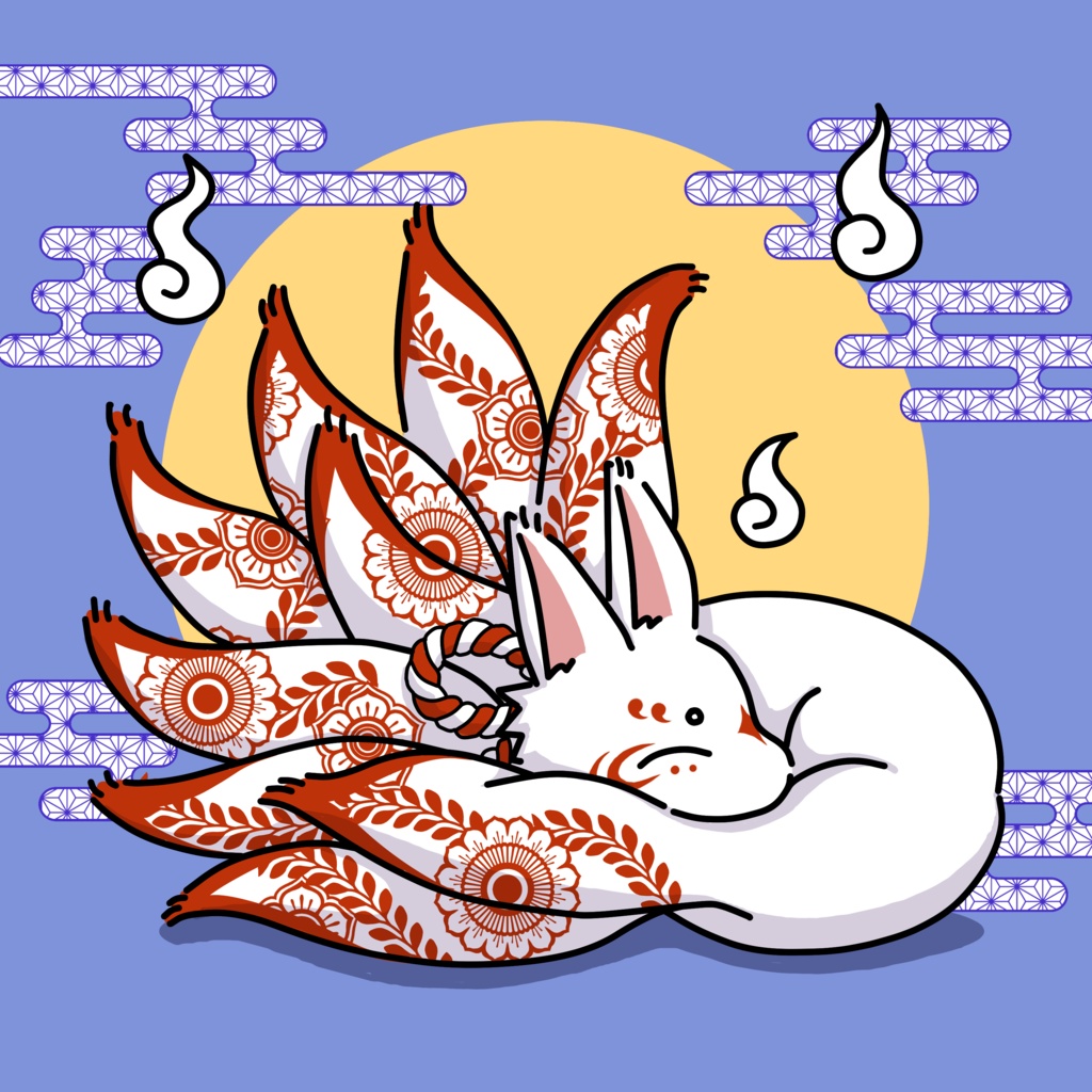 おきつねさま キャンバスアート