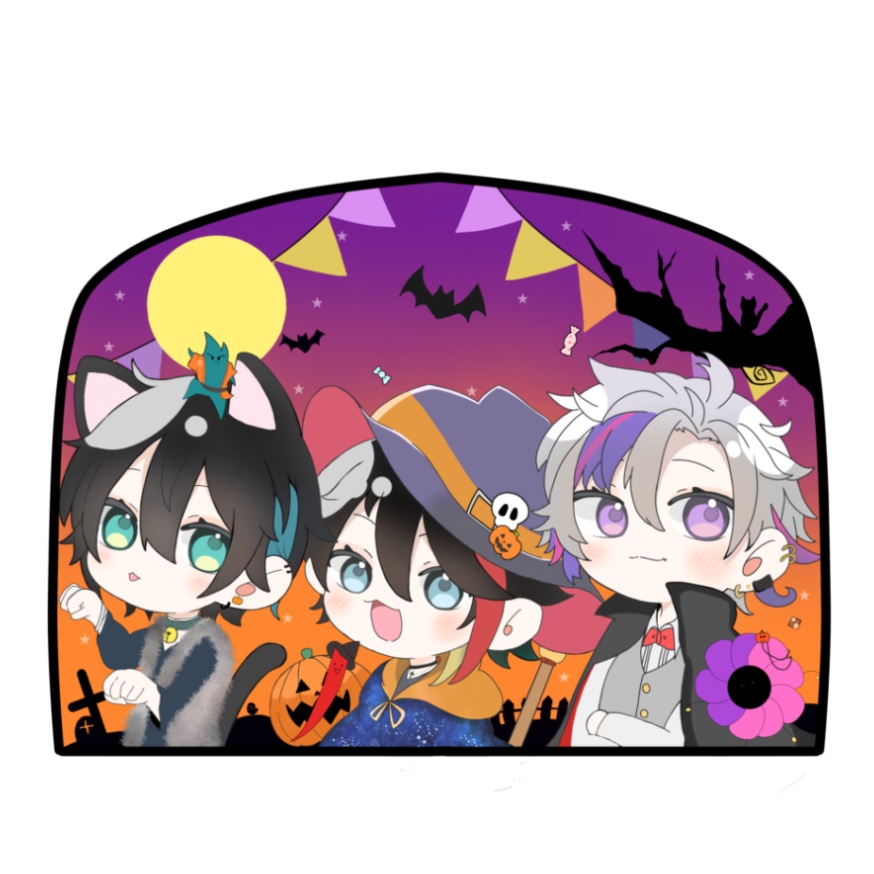 メッシャーズハロウィンアクキー🎃