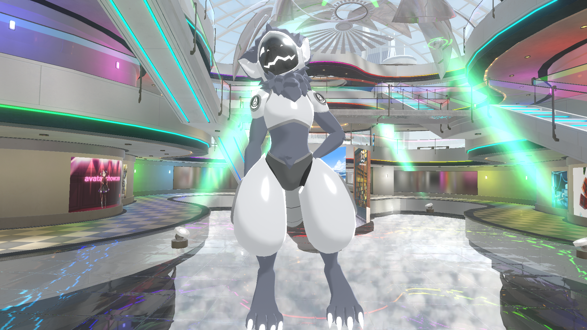 Protogen Eye Rig Vrchat NKD Protogen - VRChat Avatar 3D Model - Nukude's Stuff - BOOTH