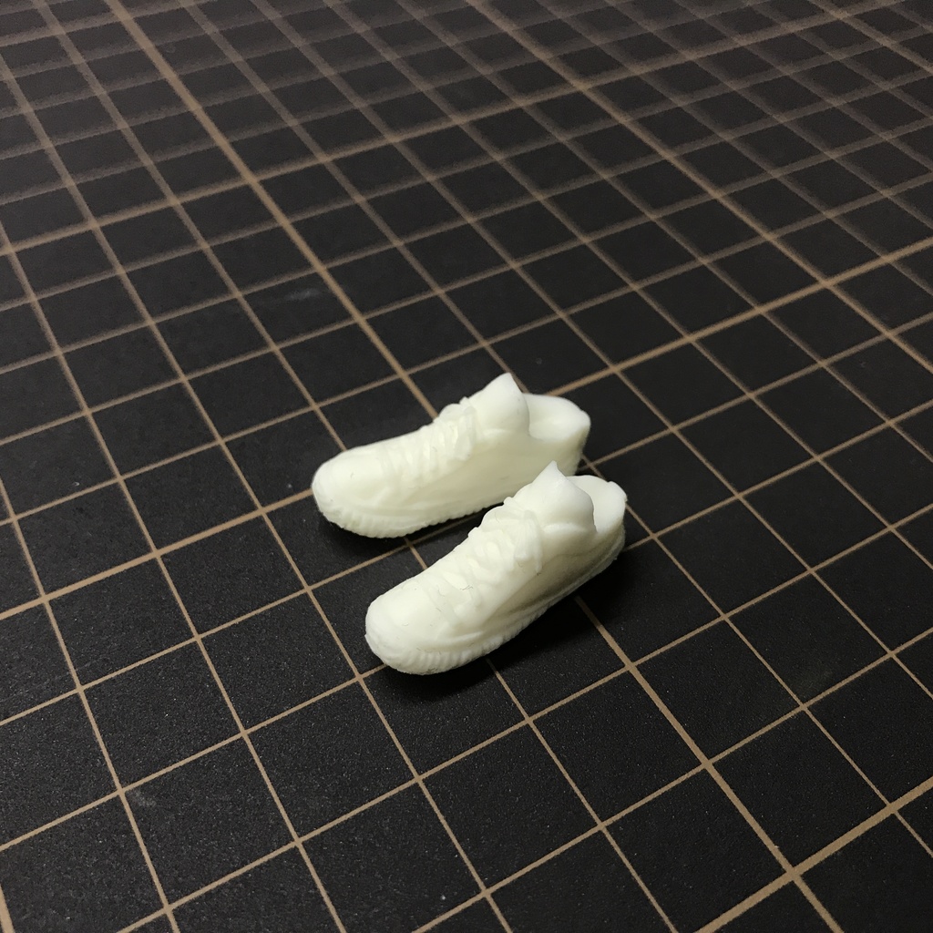 メガミデバイス用スニーカー(アイボリー）２足セット。