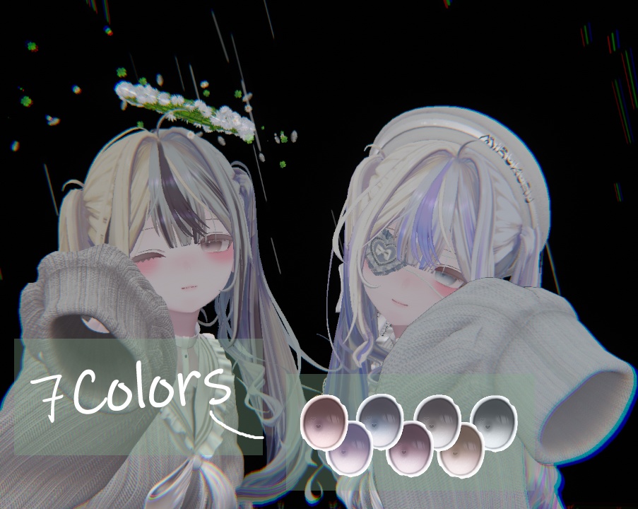 [凪対応]　♡only you♡アイテクスチャEye texture＋おまけ顔用影マスク