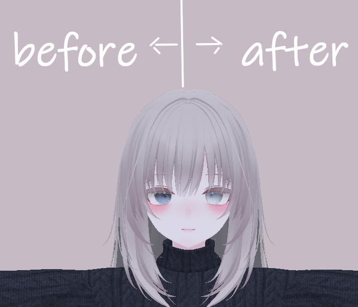 凪対応] ♡only you♡アイテクスチャEye texture＋おまけ顔用影