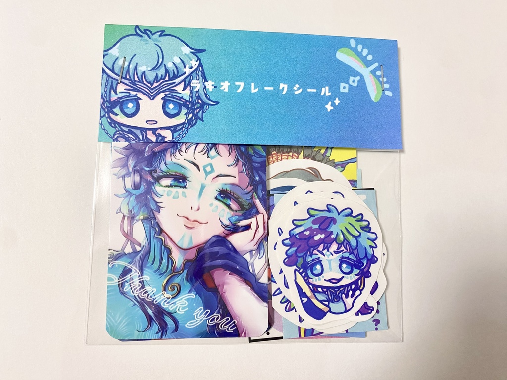 ラキオフレークシール＆ミニカード