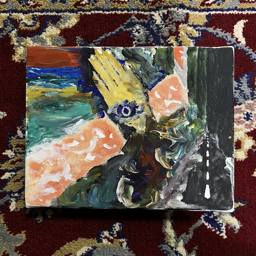 「Cityscape other side」アクリル原画