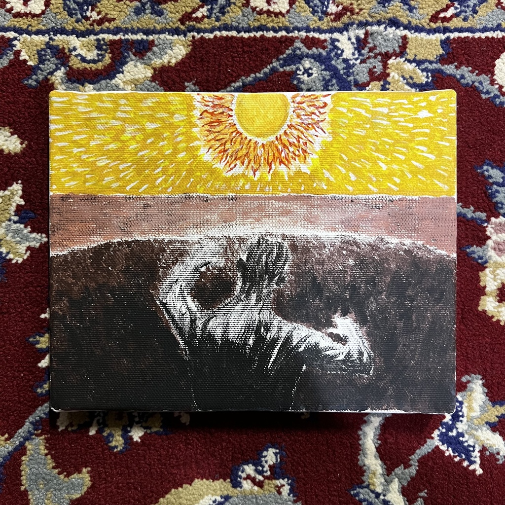 「空には」 アクリル原画