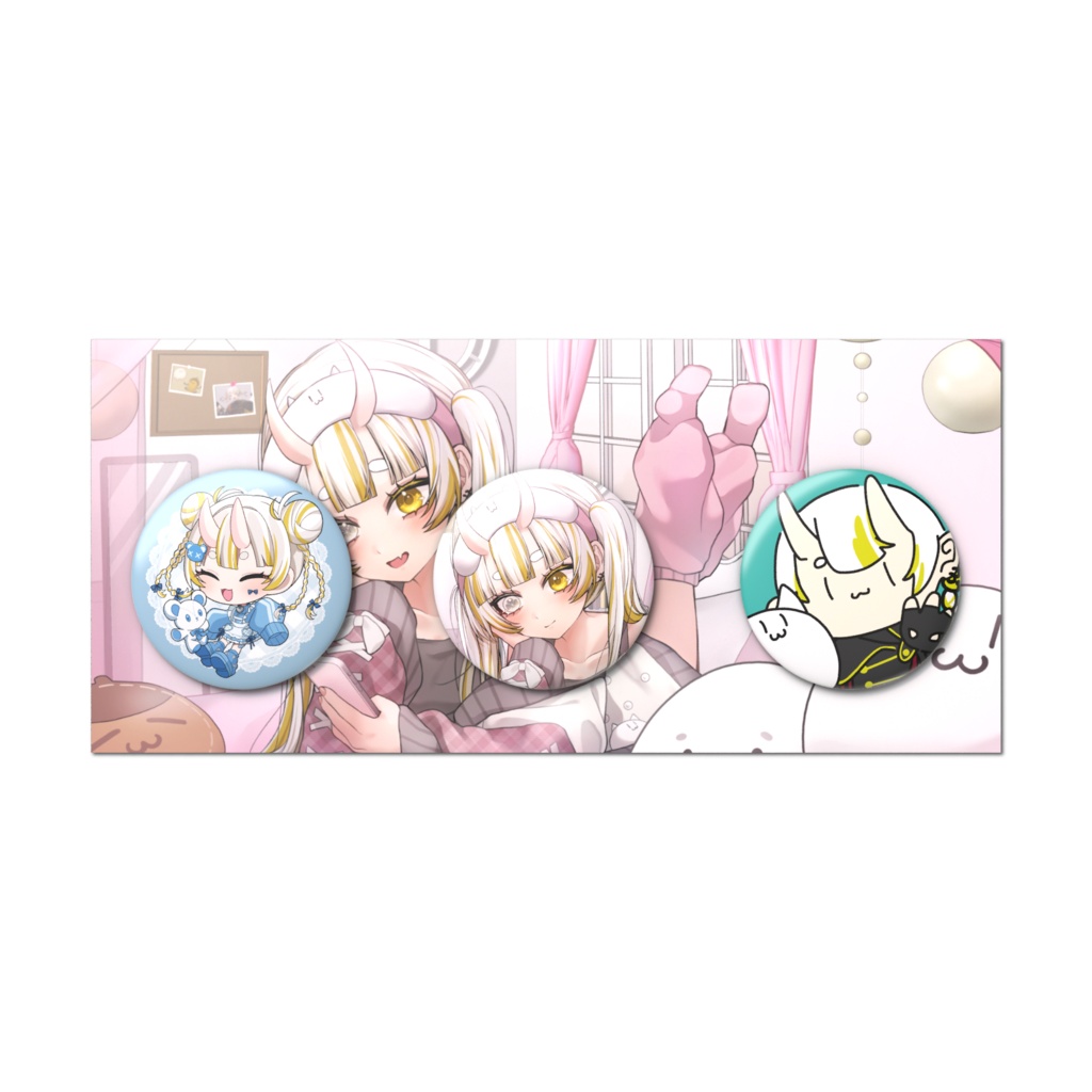 【3周年記念グッズ】缶バッジセット