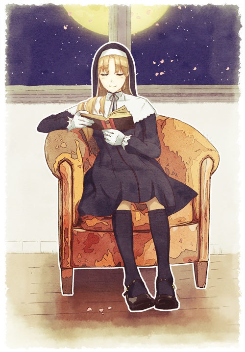 【BOOST用】読書するシスター・クレア