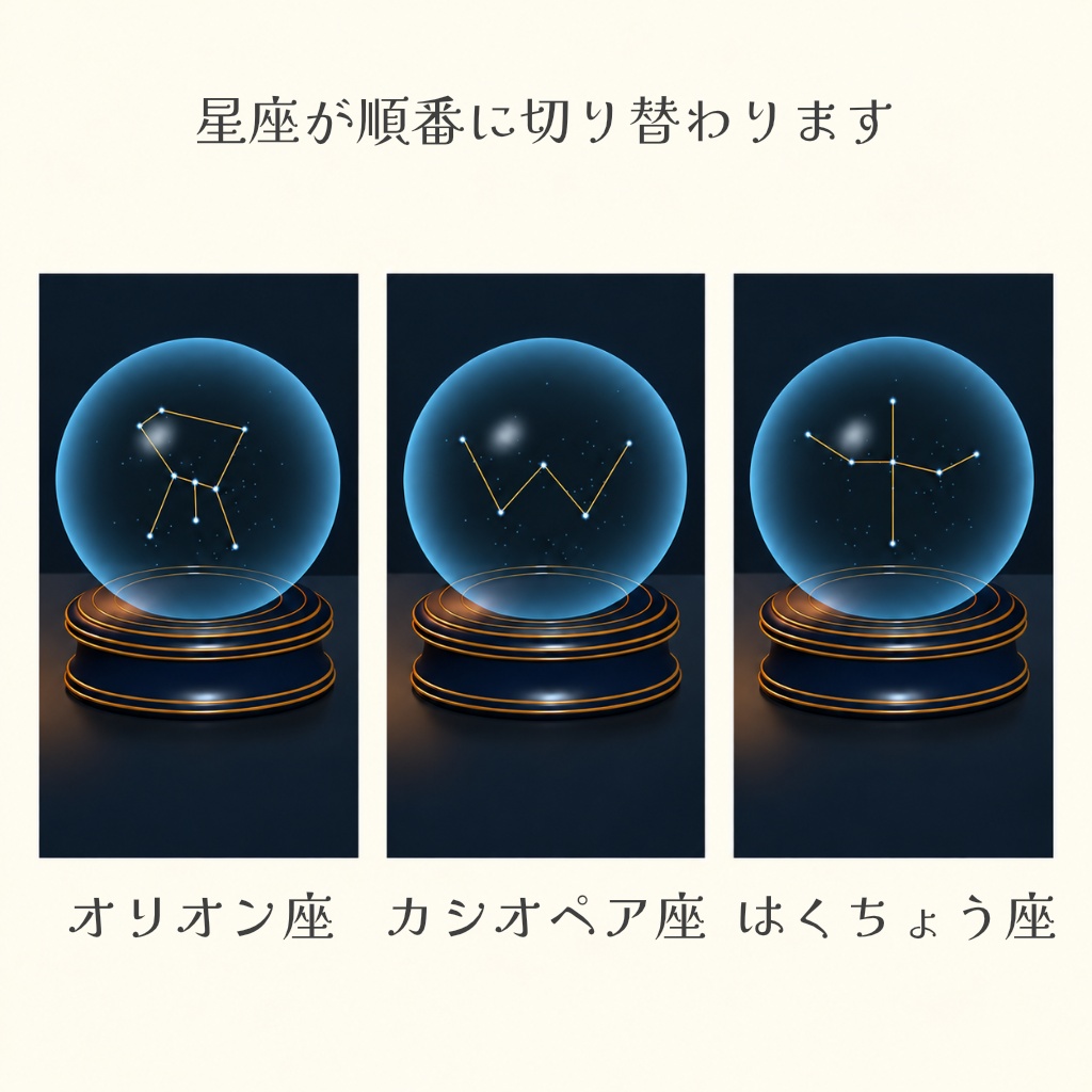 星空スノードーム
