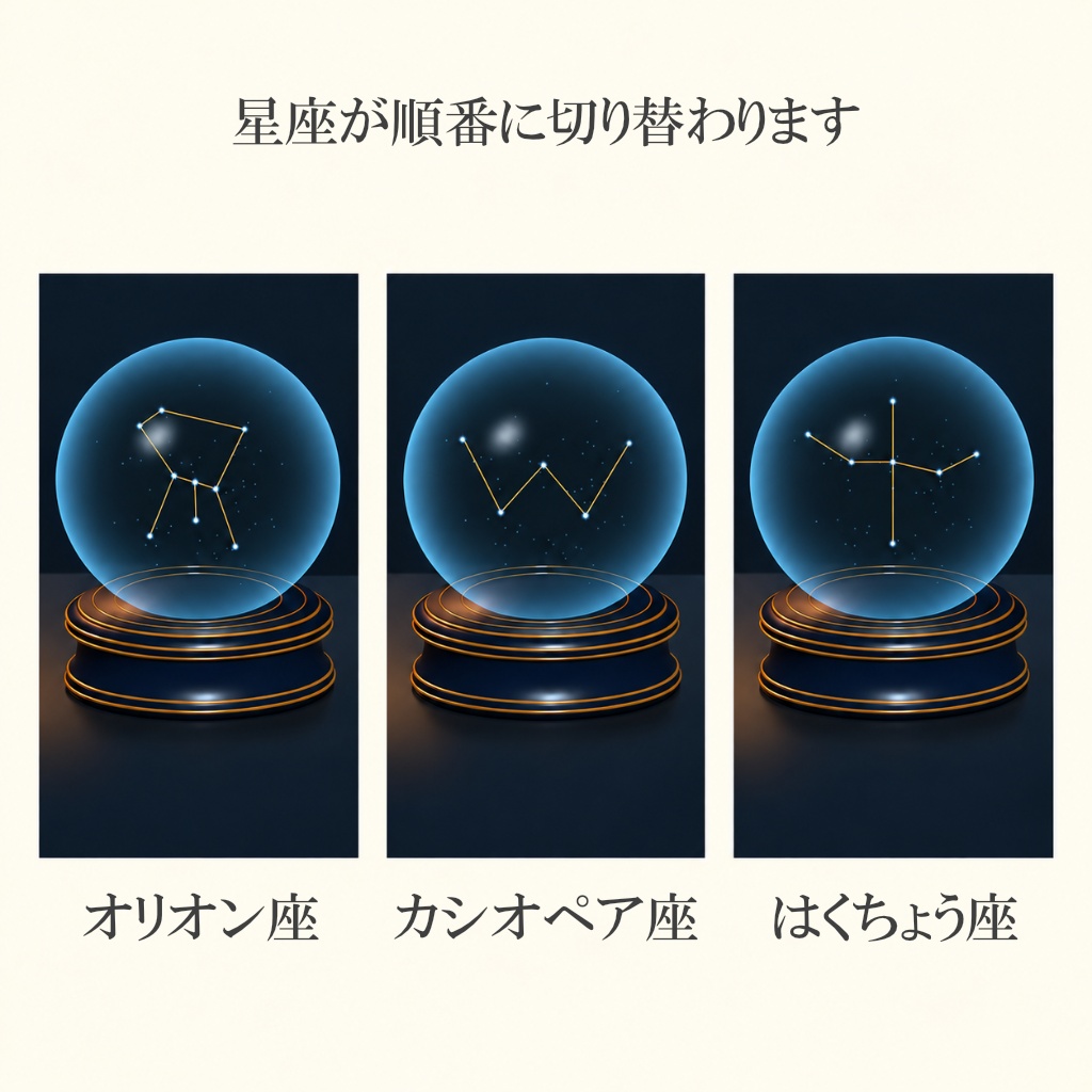 星空スノードーム