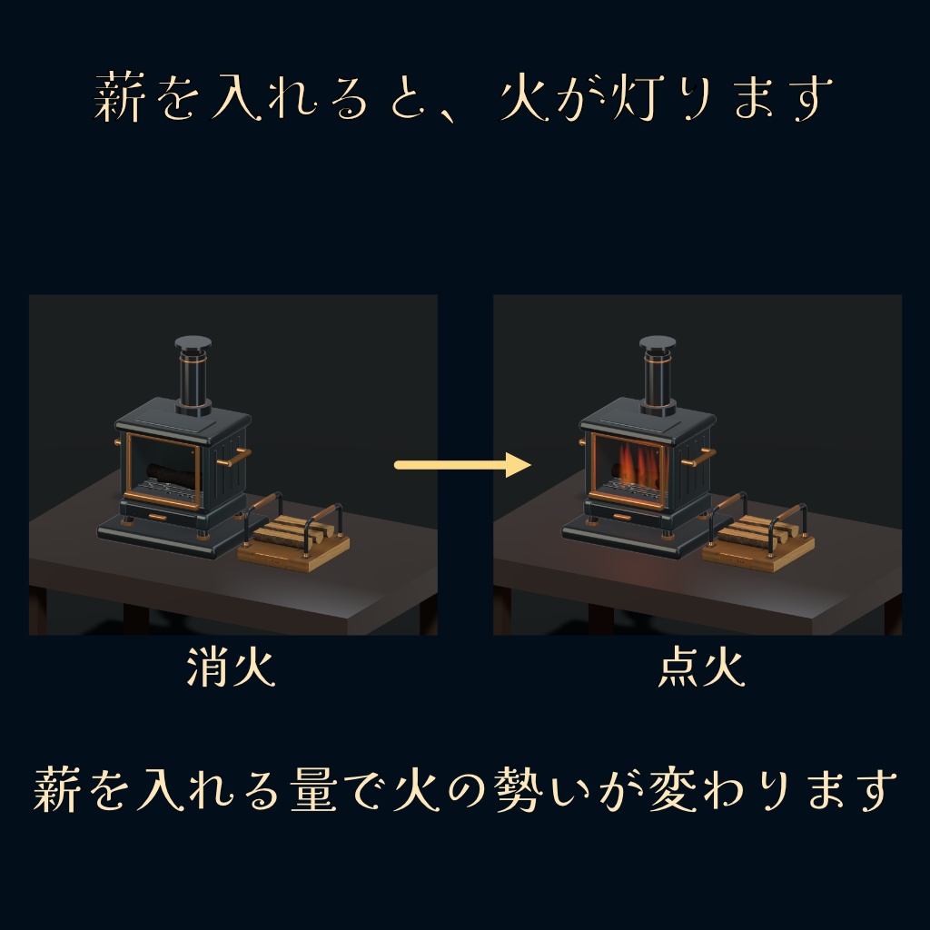 卓上薪ストーブ