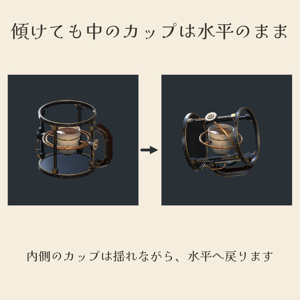 飲めない二重カップ