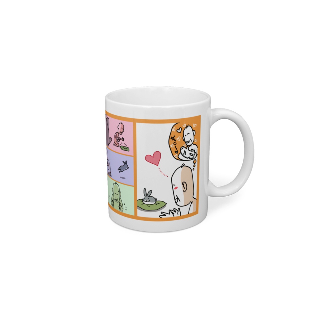 うさぎのちゃらちゃんマグカップ