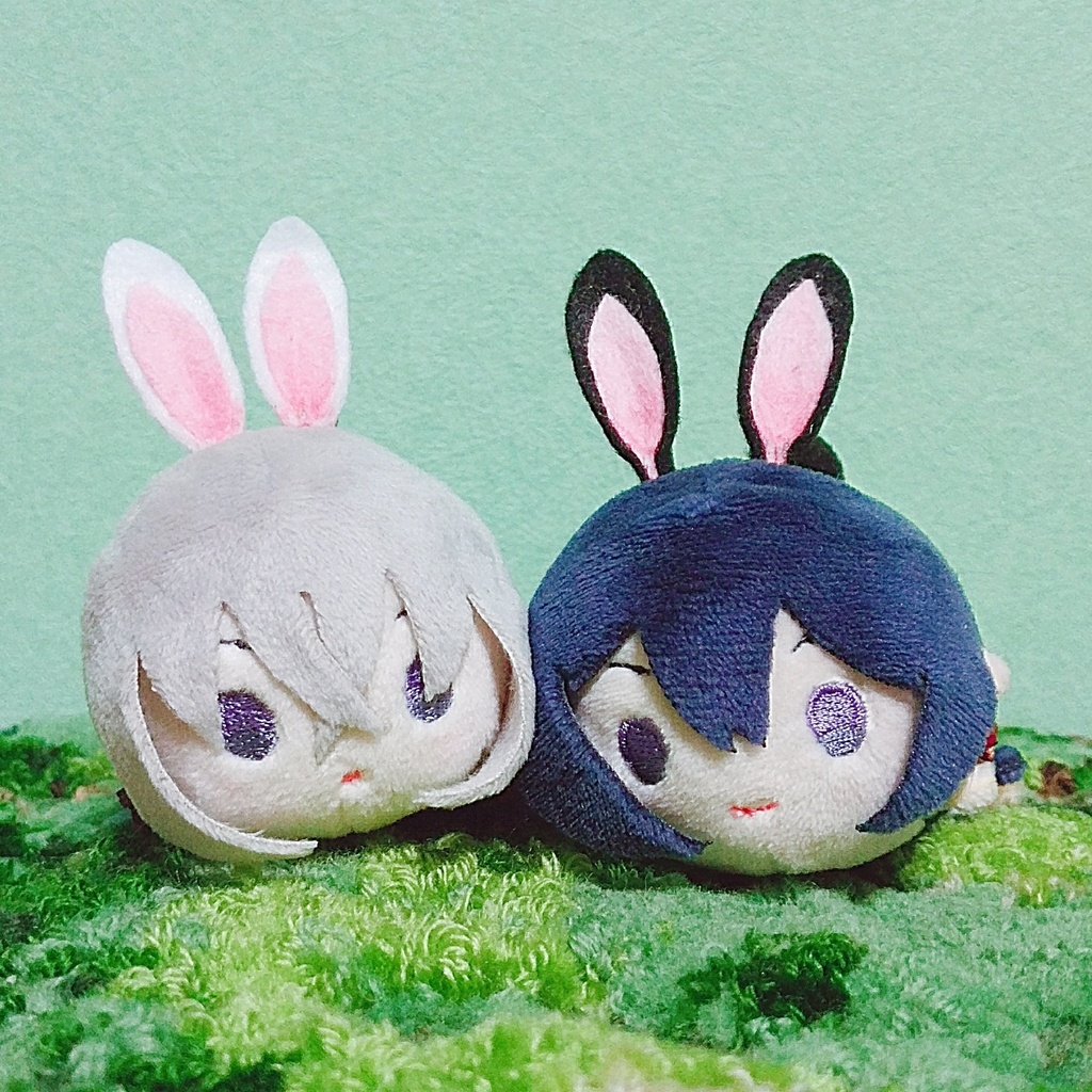 ぴょっこりうさ耳と尻尾のセット