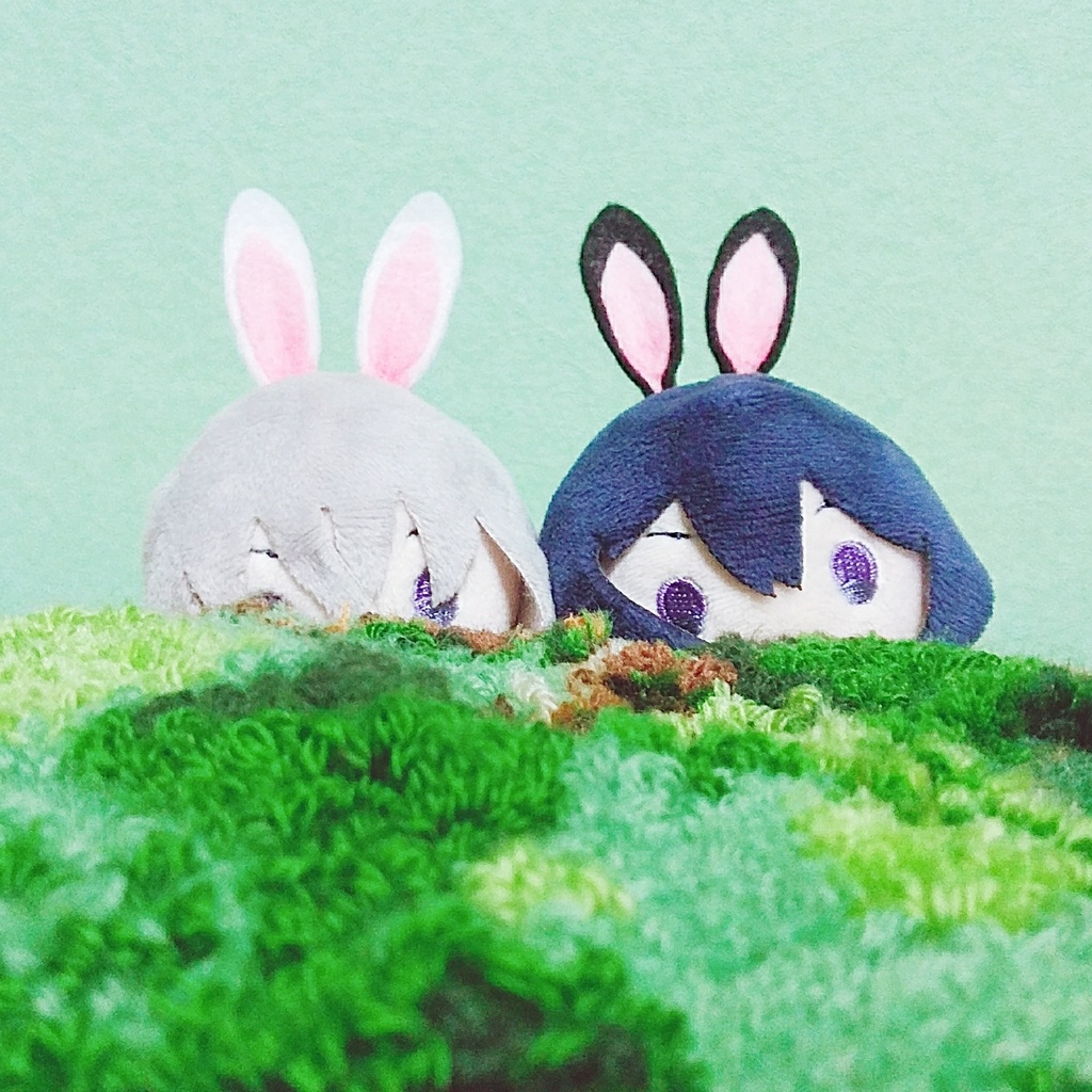 ぴょっこりうさ耳と尻尾のセット