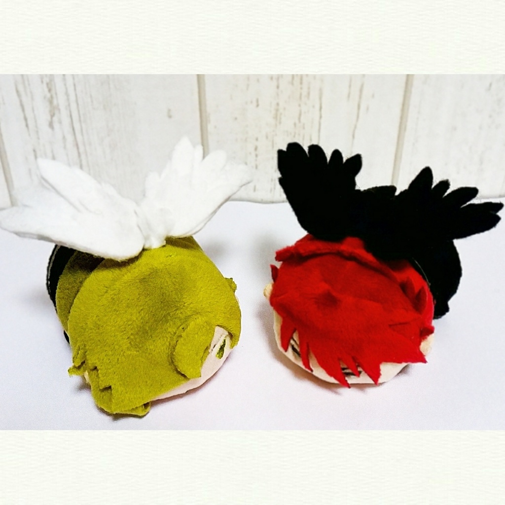 もちだって空を飛びたい・純白の羽 漆黒の羽