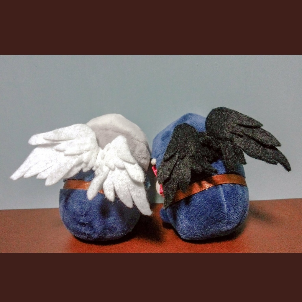 もちだって空を飛びたい・純白の羽 漆黒の羽