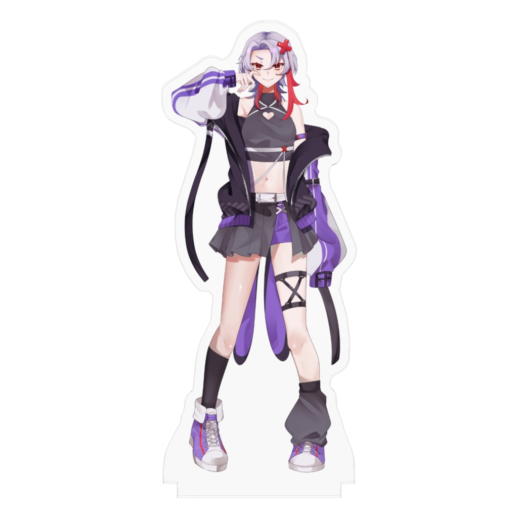 差分あり‼️紫鳶えふ 立ち絵アクリルフィギュア🗯️❌