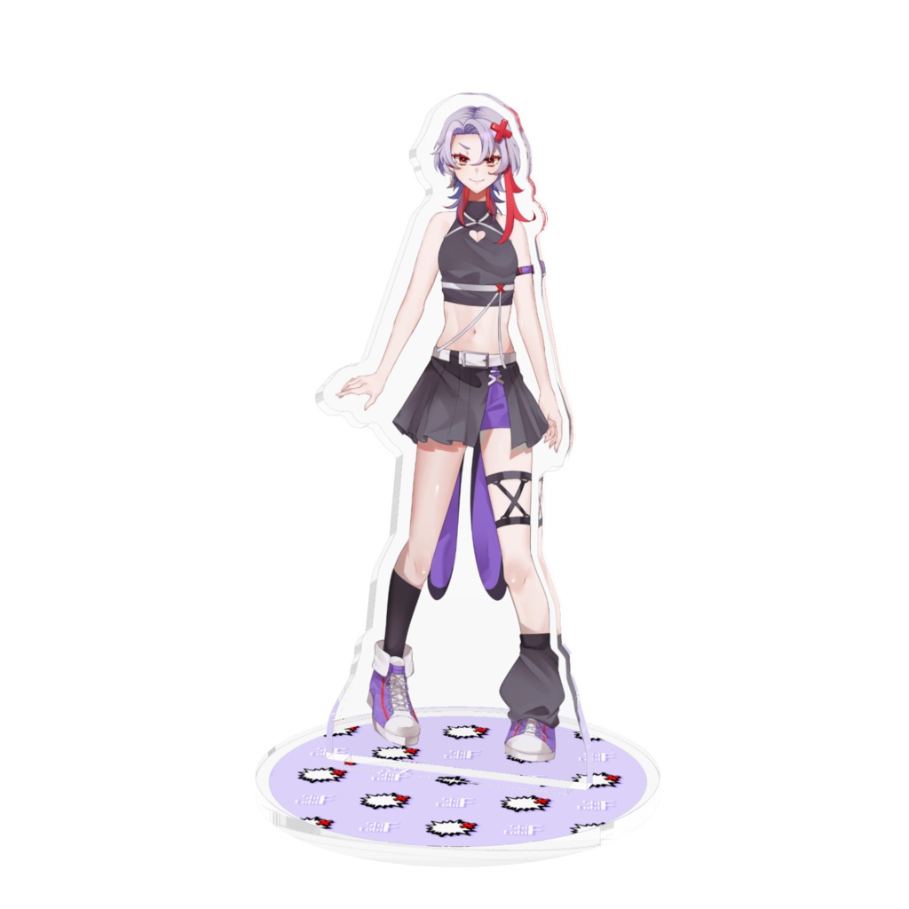 差分あり‼️紫鳶えふ 立ち絵アクリルフィギュア🗯️❌