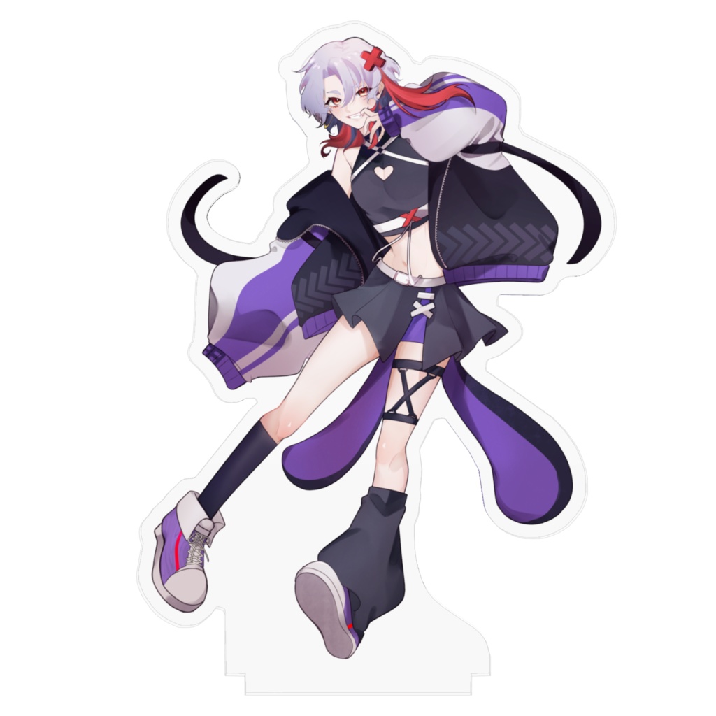 紫鳶えふキービジュアル アクリルフィギュア🗯️❌