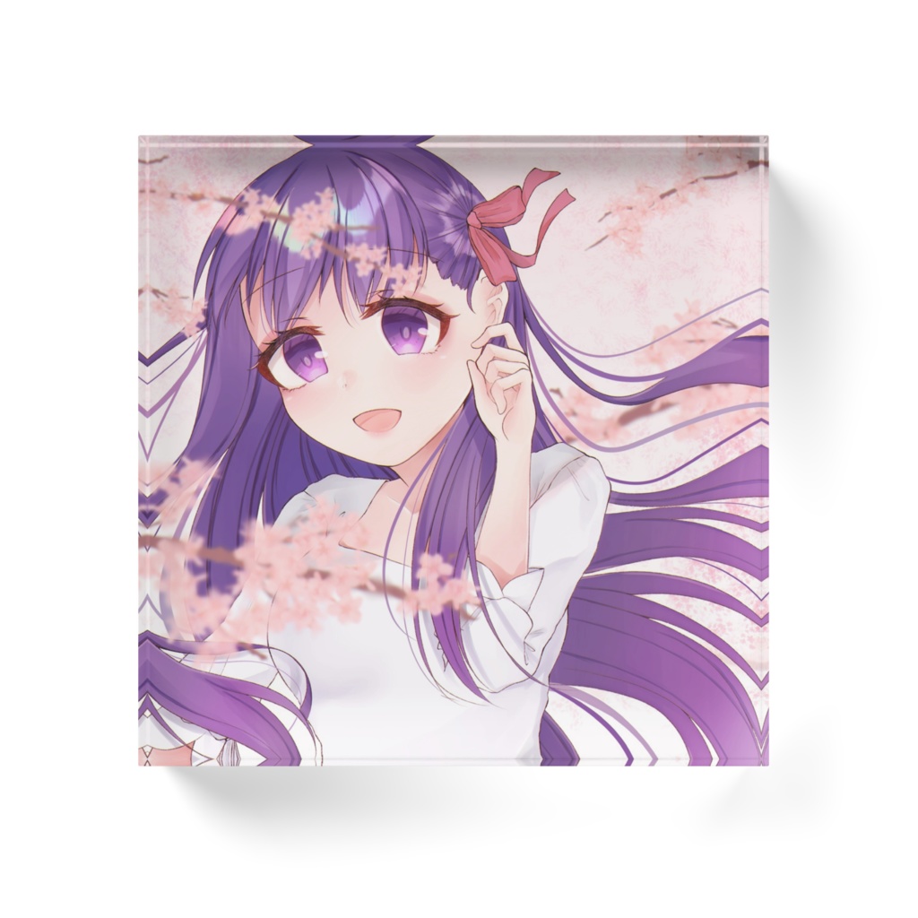 トゥルー桜アクリルブロック