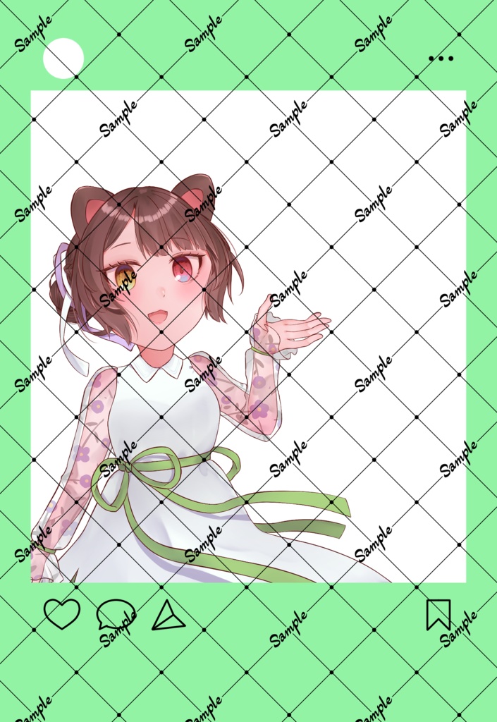 【非公式】SNS風クリアカード 戌亥とこ