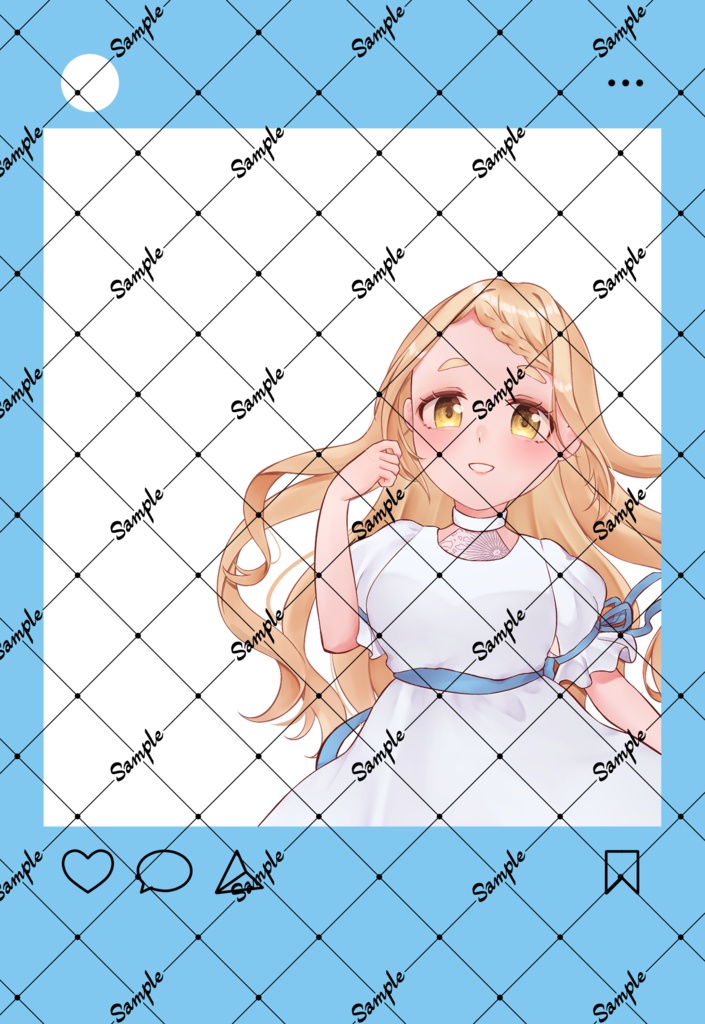 【非公式】SNS風クリアカード 町田ちま