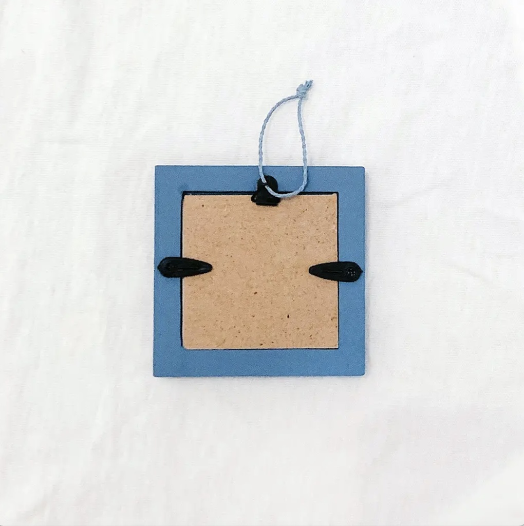 原画『ぽつんとしたねこ /ブルーフラワー』