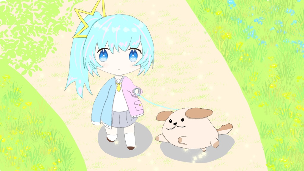 【フリーBGM】君と一緒の散歩道『wav』
