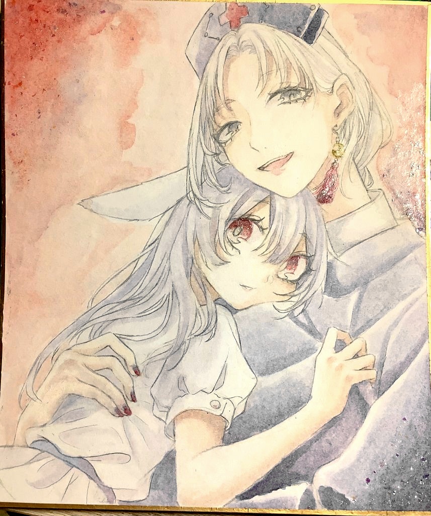 東方Project えりんげ手描き色紙