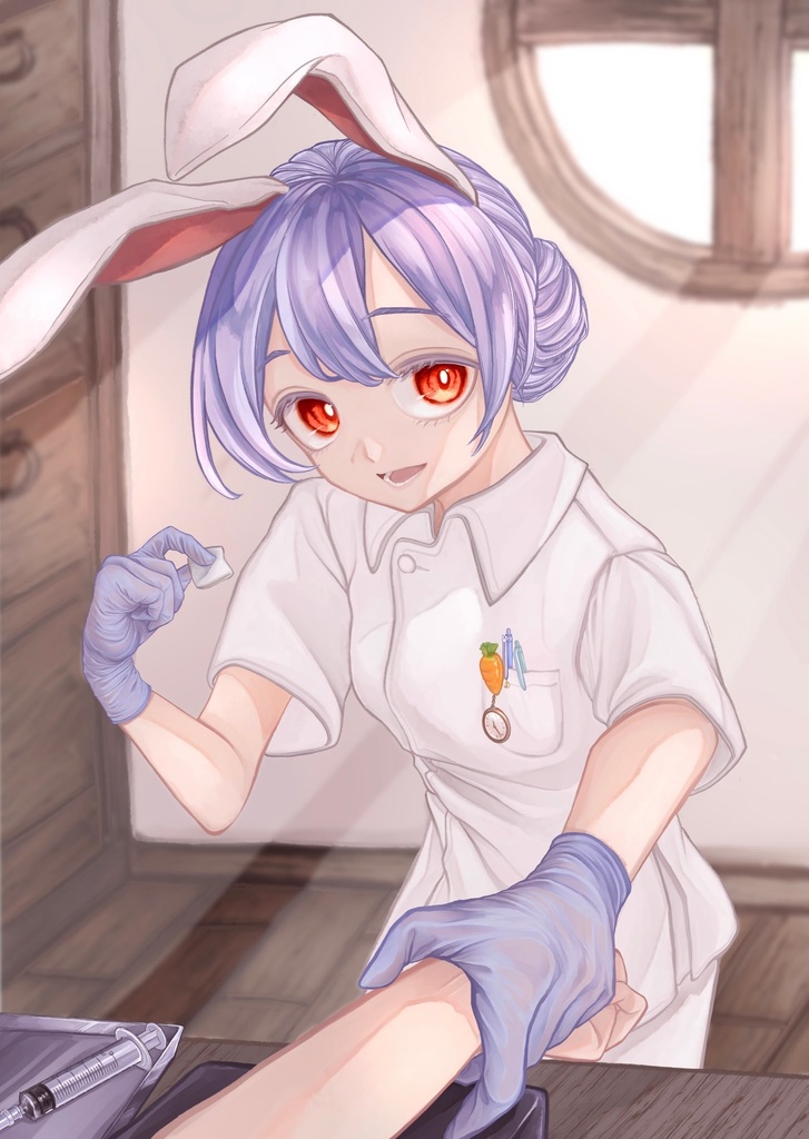 ナースんげクリアファイル