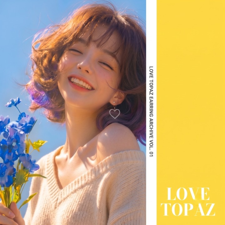 Love Topaz Earring Archive: Vol. 01 [ハンドメイドピアスデザイン写真集 / PDF]