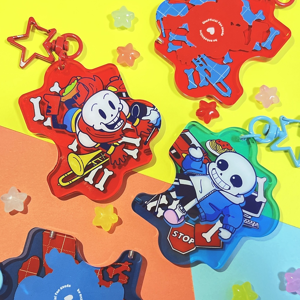 骨兄弟ペアアクリルキーホルダー