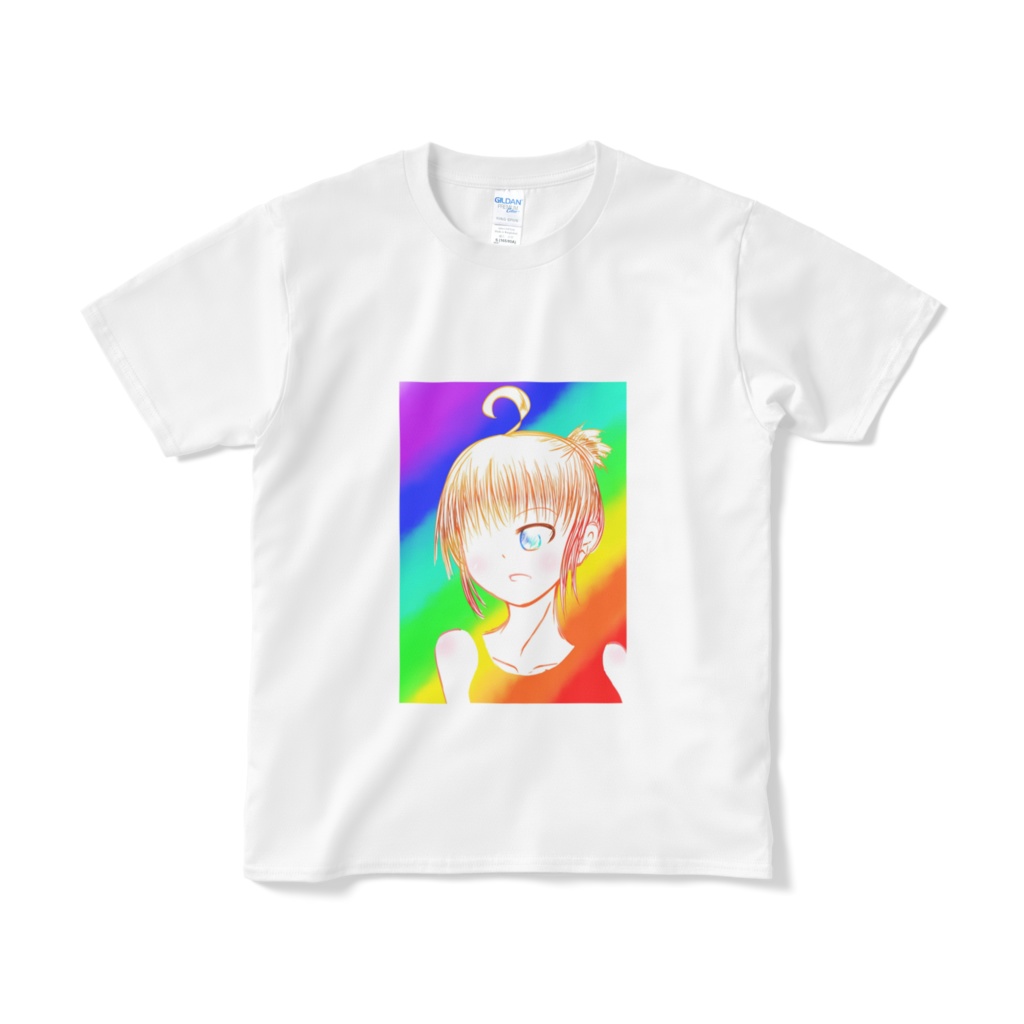 虹色カラフルヨミTシャツ