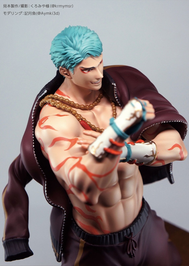 山伏国広 一周年記念祝画風 1/7半身像 ガレージキット