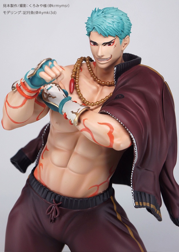 山伏国広 一周年記念祝画風 1/7半身像 ガレージキット