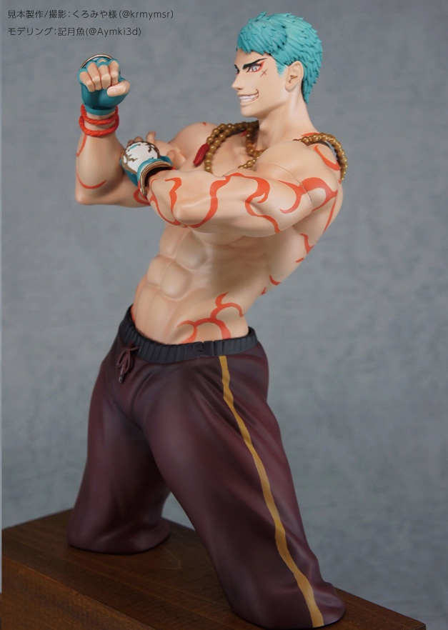 山伏国広 一周年記念祝画風 1/7半身像 ガレージキット