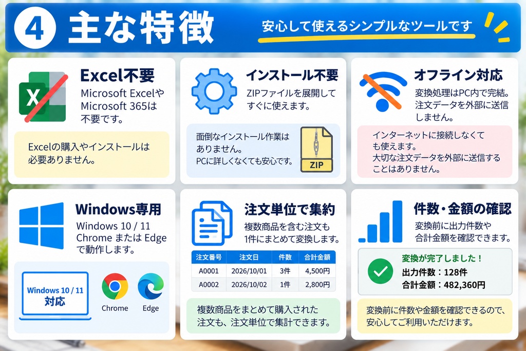 minne → freee会計 かんたん変換ツール Ver.1.0