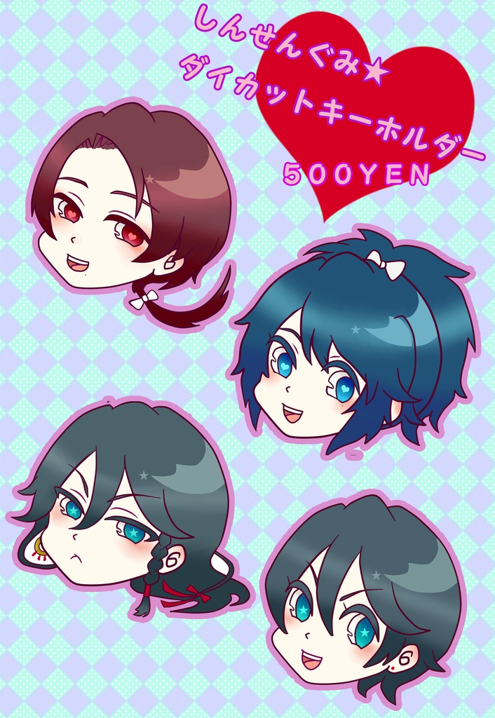 刀剣乱舞 新撰組 ダイカット木キーホルダー 24ionya Booth