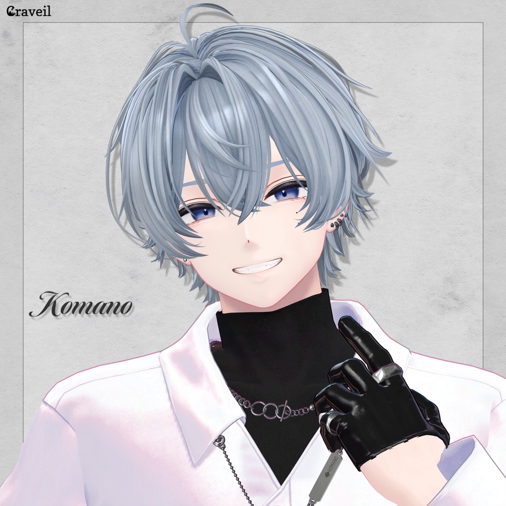 【VRChat Hair】Noxell【6アバター対応】