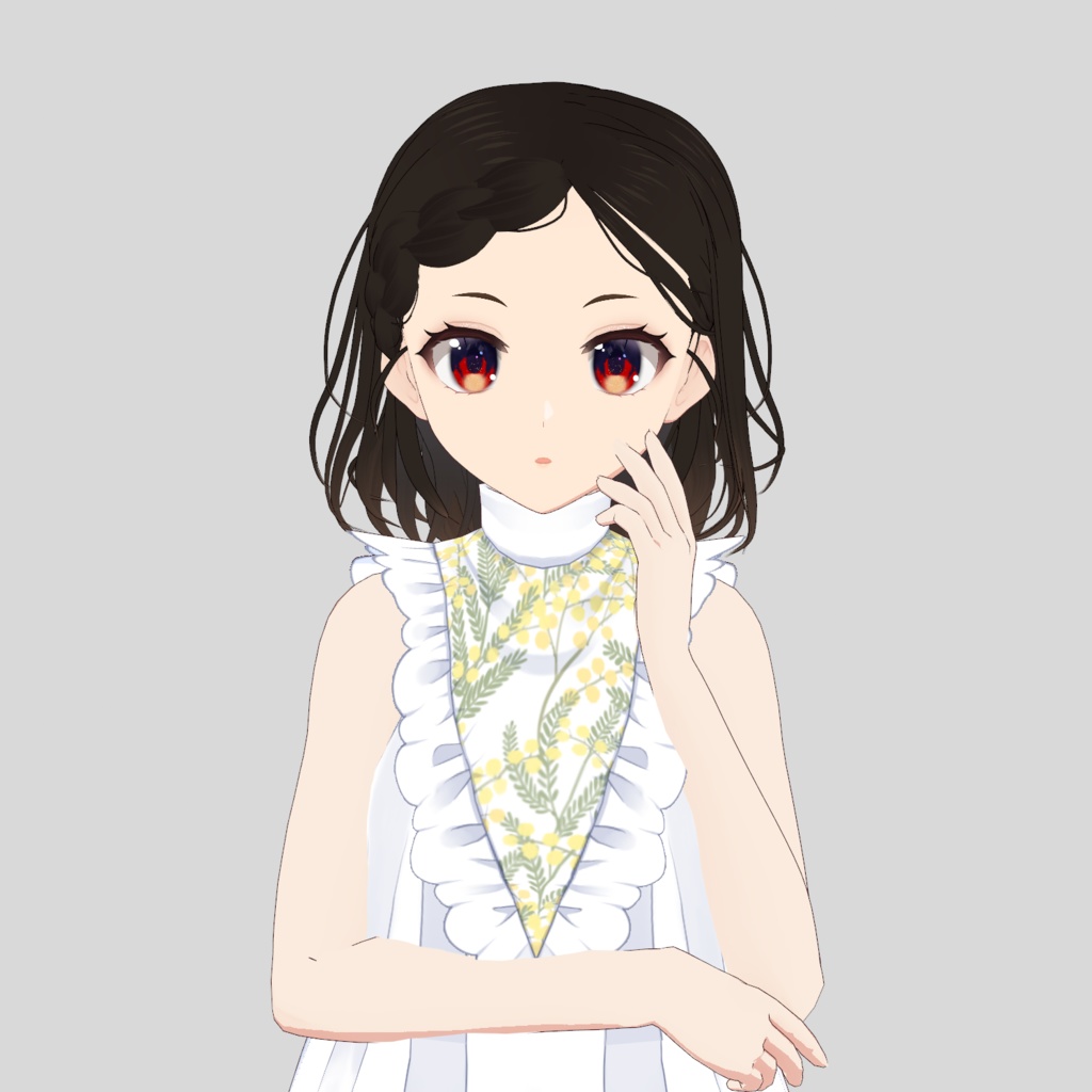 【VRoid髪型】 Braided Medium Short Hair 【Custom Item】