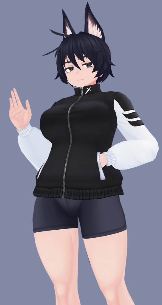 オリジナル3Dモデル「こくろ.RE」